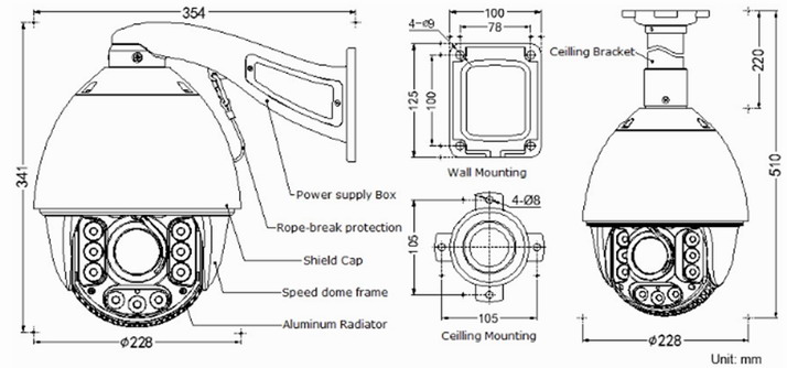 SC6610 IR Speed dome demension.jpg